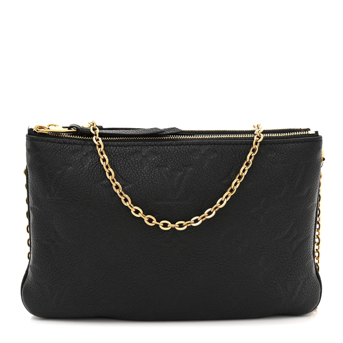 Empreinte Double Zip Pochette Black