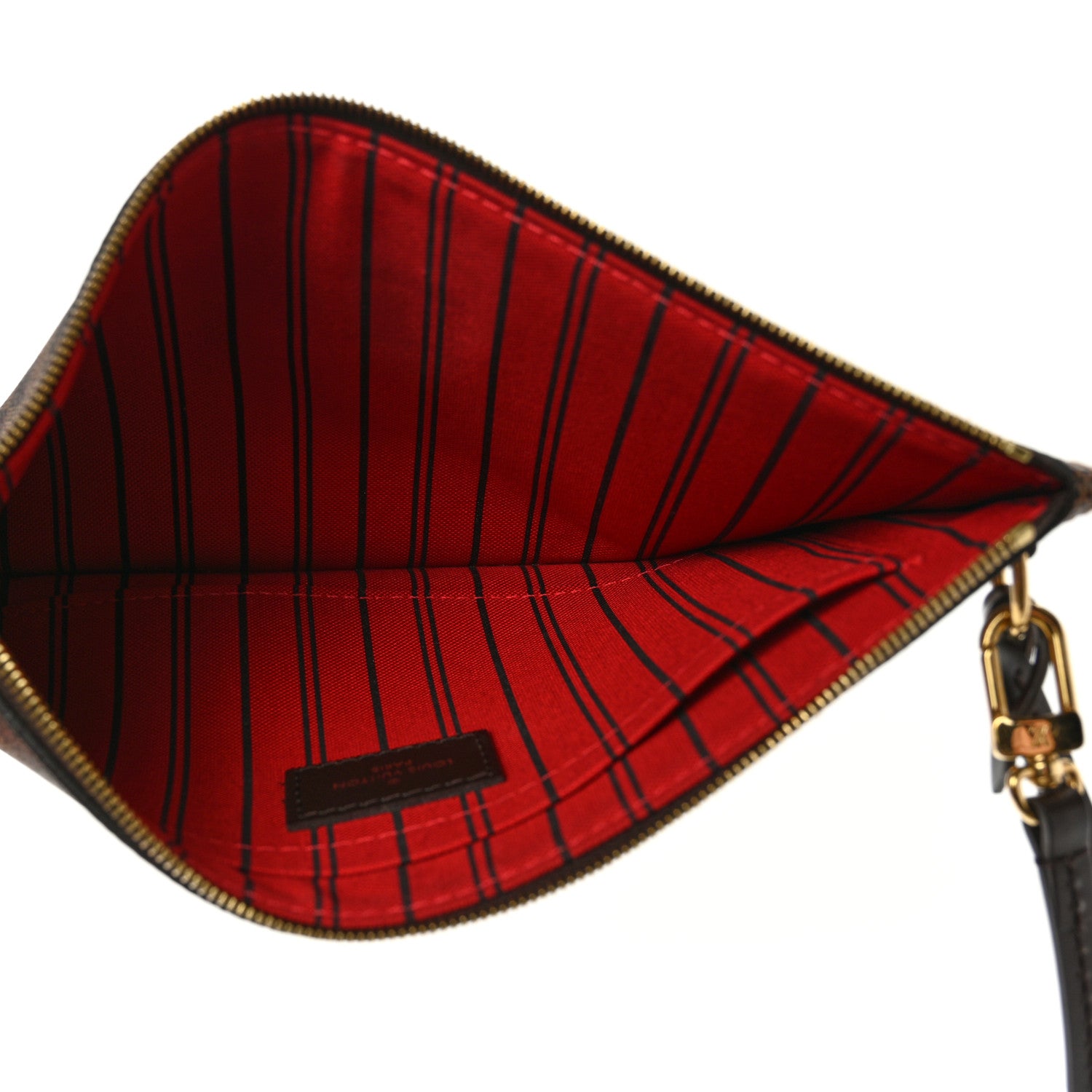 Louis Vuitton Damier Ebene Neverfull MM GM Pochette 4 of 11