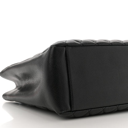 Chanel Caviar Quilted Grand Shopping Tote GST Black 9 of 10