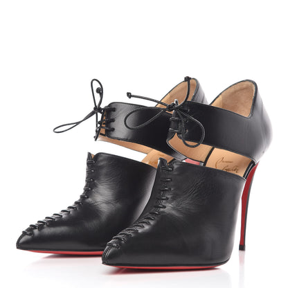 Christian Louboutin Kid Corsita 120 Ankle Boots 39.5 Black 3 of 9