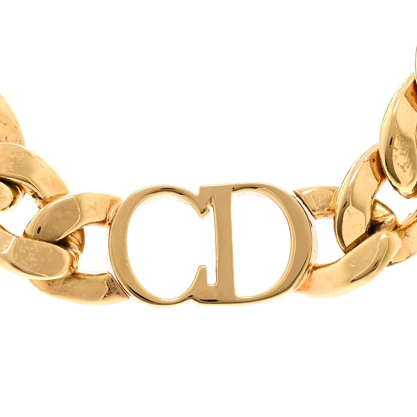 Metal Danseuse Etoile Chain Choker Necklace Gold