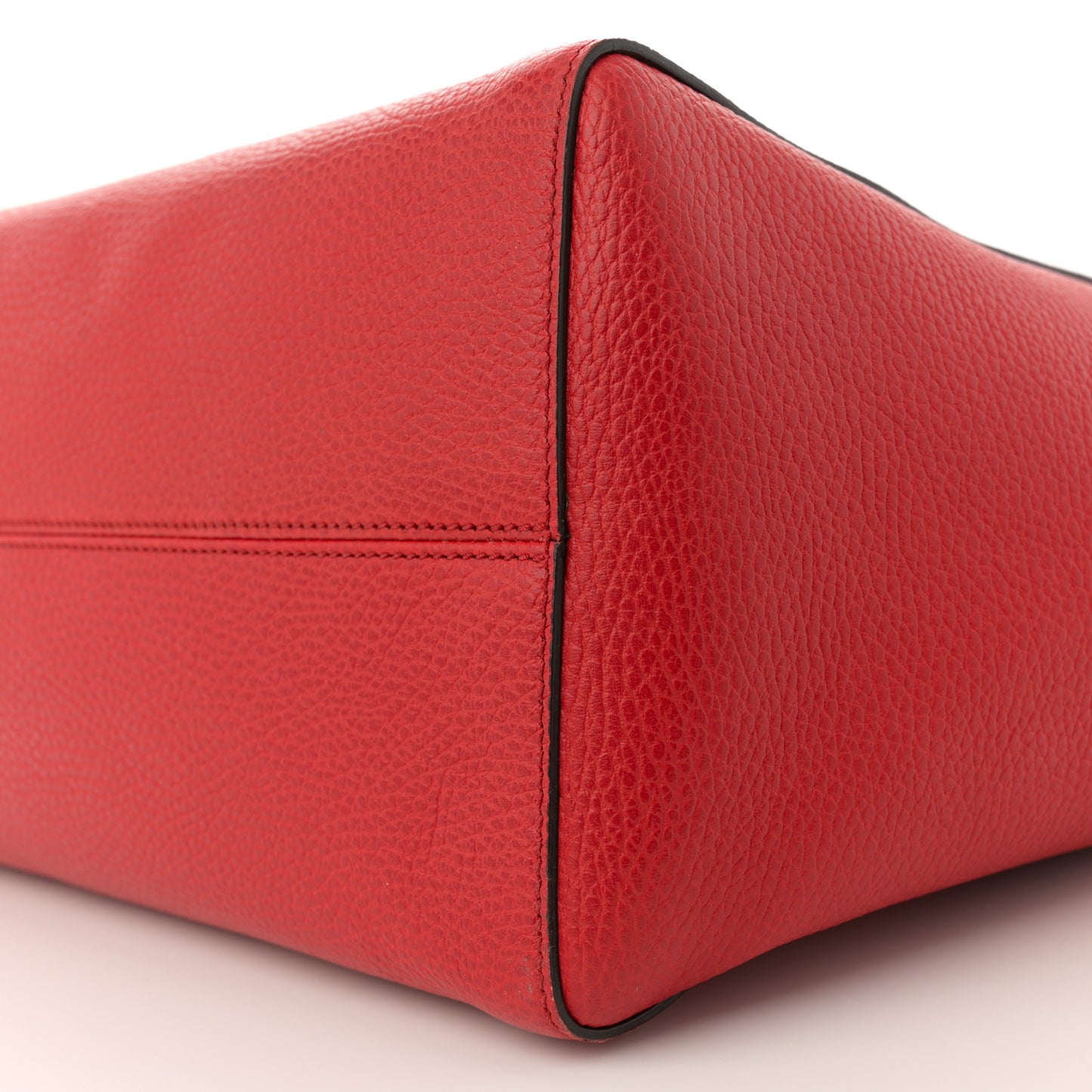 Dollar Calfskin Medium Swing Tote Red