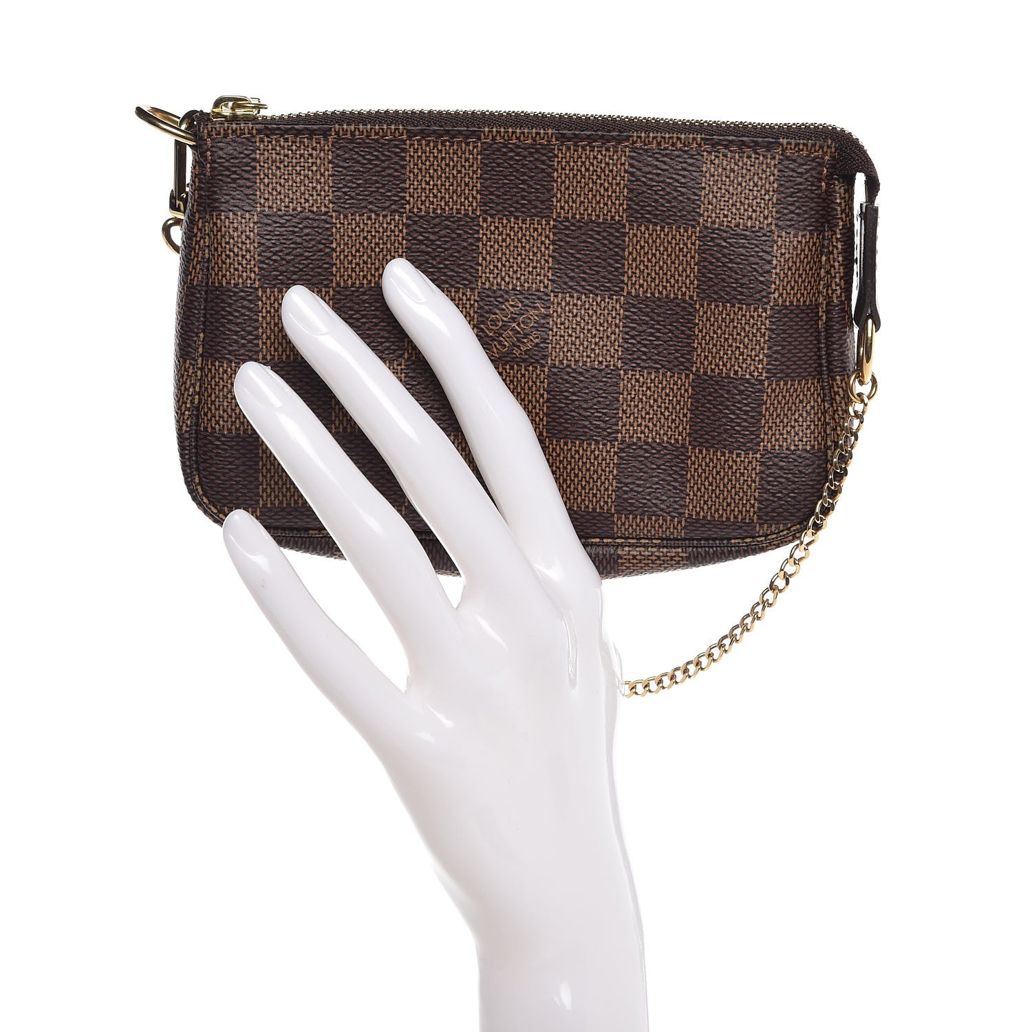 Louis Vuitton Damier Ebene Mini Pochette Accessories 2 of 7
