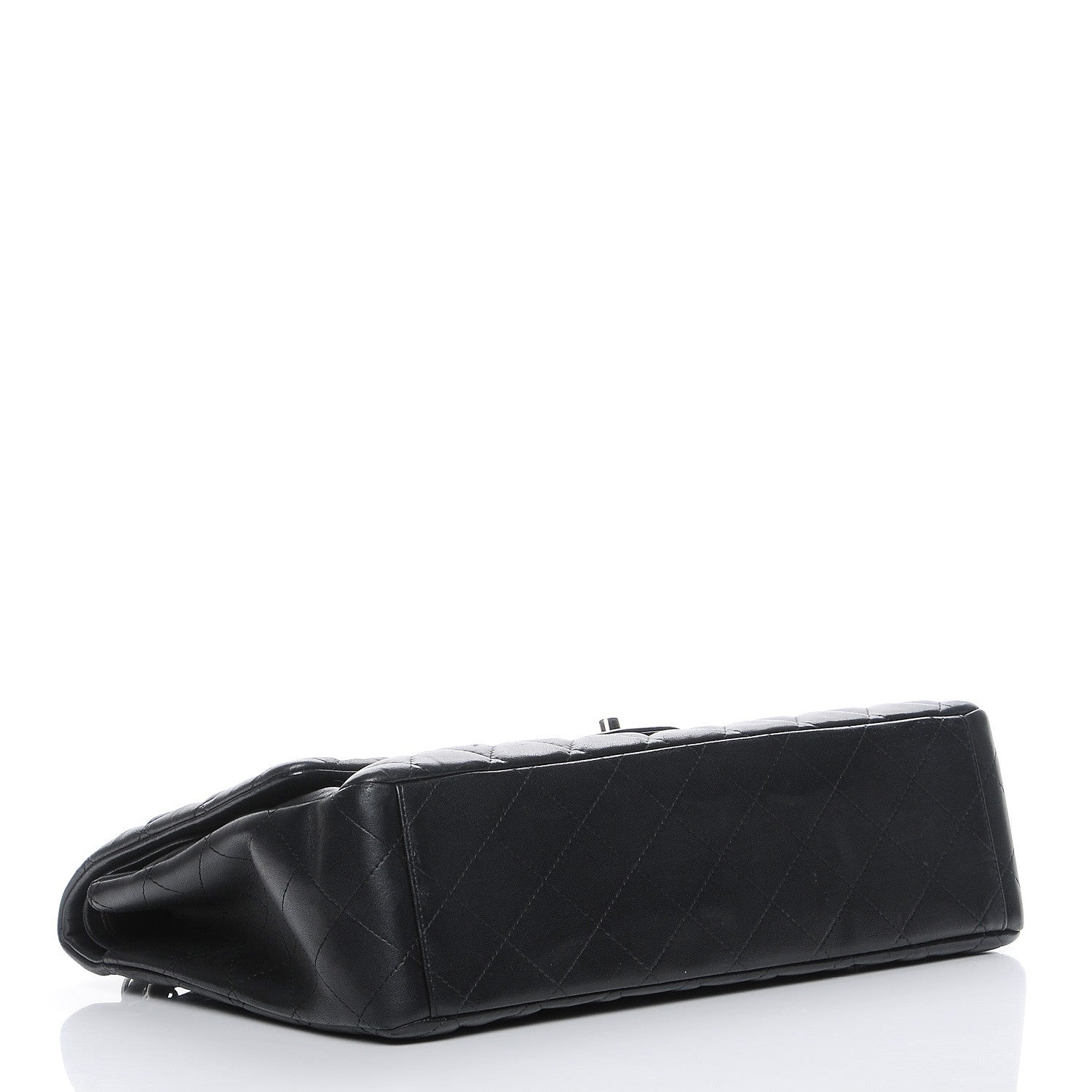 Chanel Lambskin Quilted Maxi Double Flap Black 4 of 8