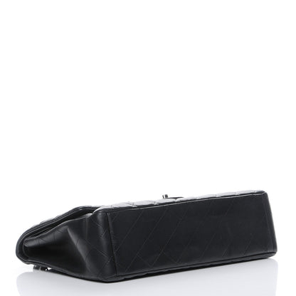 Chanel Lambskin Quilted Maxi Double Flap Black 4 of 8