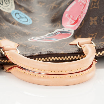 Louis Vuitton Monogram World Tour Speedy Bandouliere 30 9 of 9