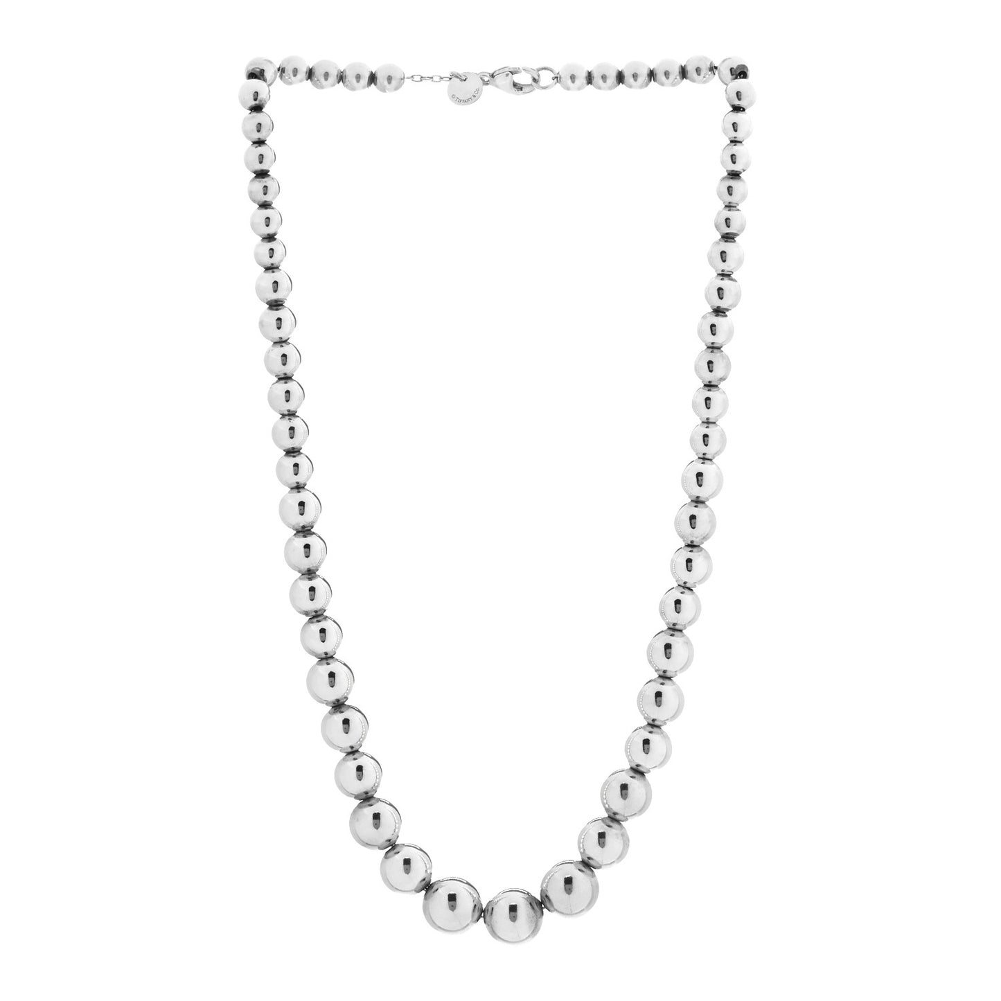 Sterling Silver HardWear Graduated Ball Necklace