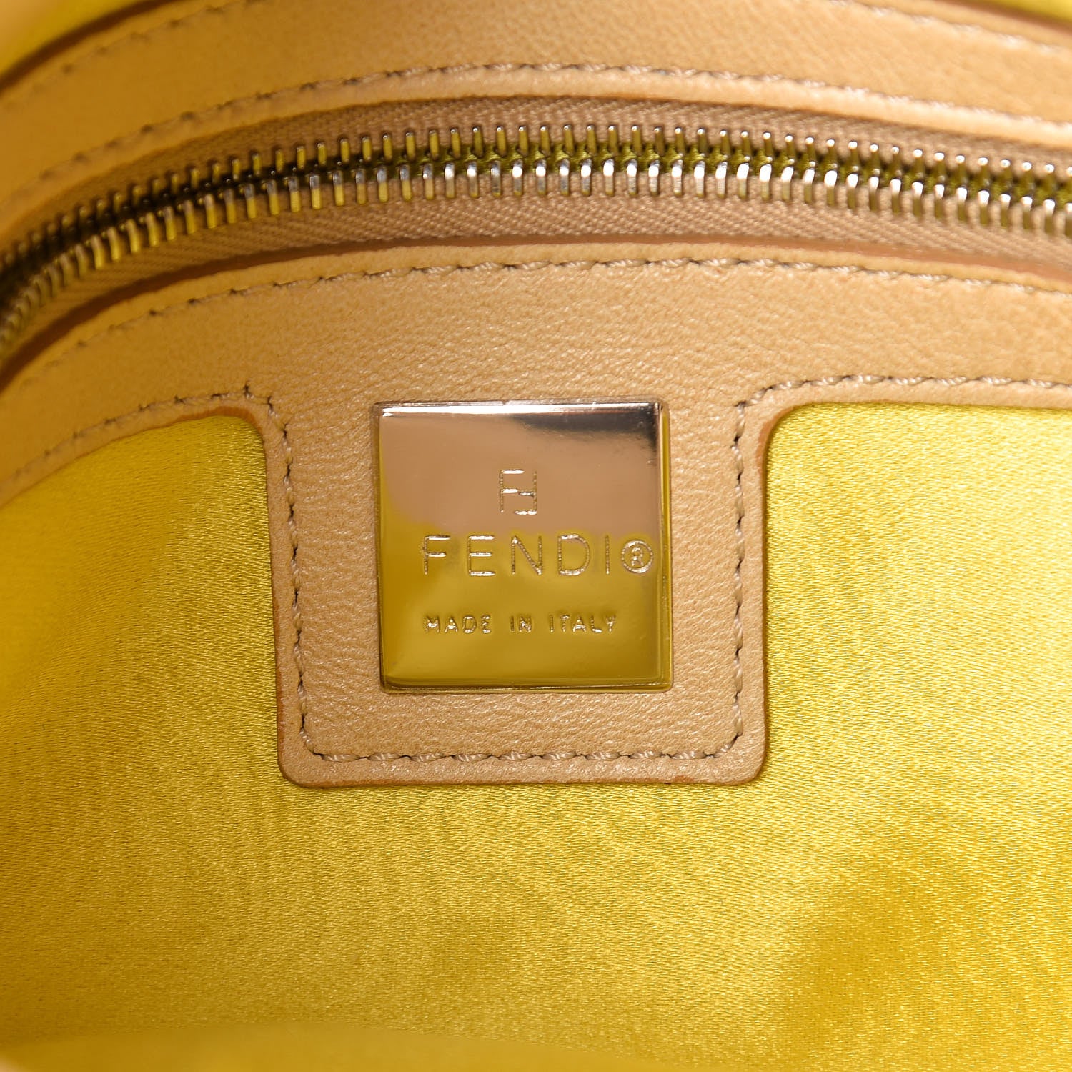 Fendi Nappa Flower Applique Baguette Ivory 6 of 11