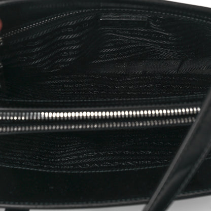 Prada Spazzolato Medium Re-Edition 1995 Double Handle Handbag Black 5 of 7