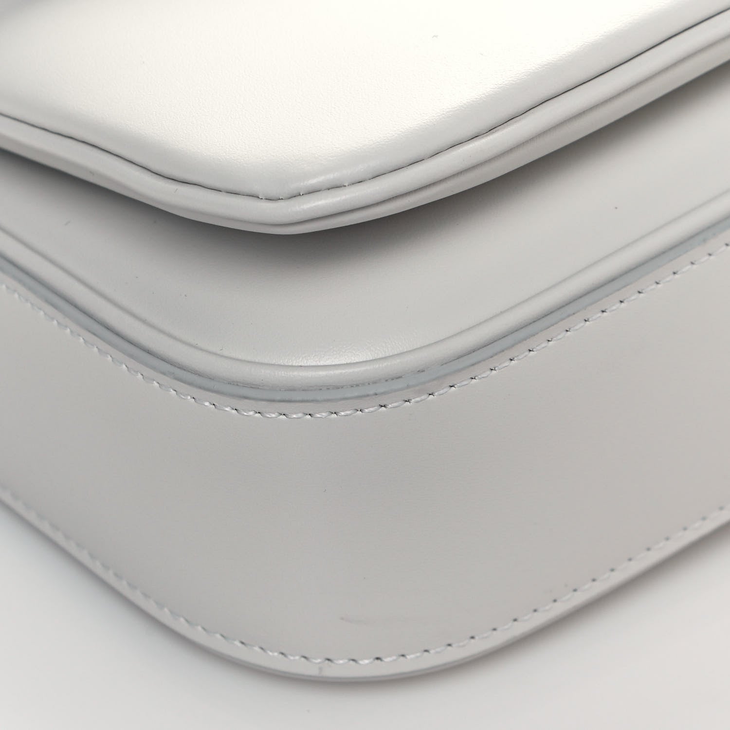 Louis Vuitton Calfskin Reverse Monogram Swing White 7 of 11