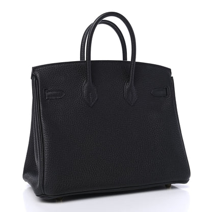 Hermes Togo Birkin 25 Black 2 of 10