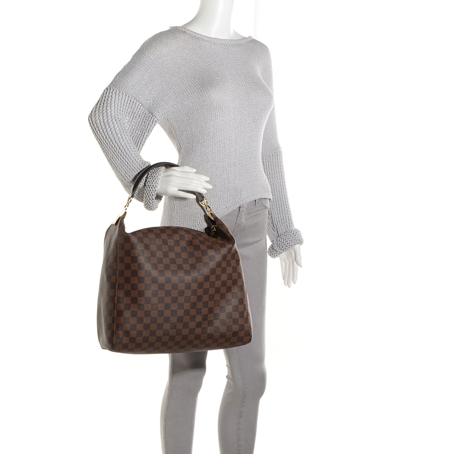 Louis Vuitton Damier Ebene Portobello GM 2 of 7