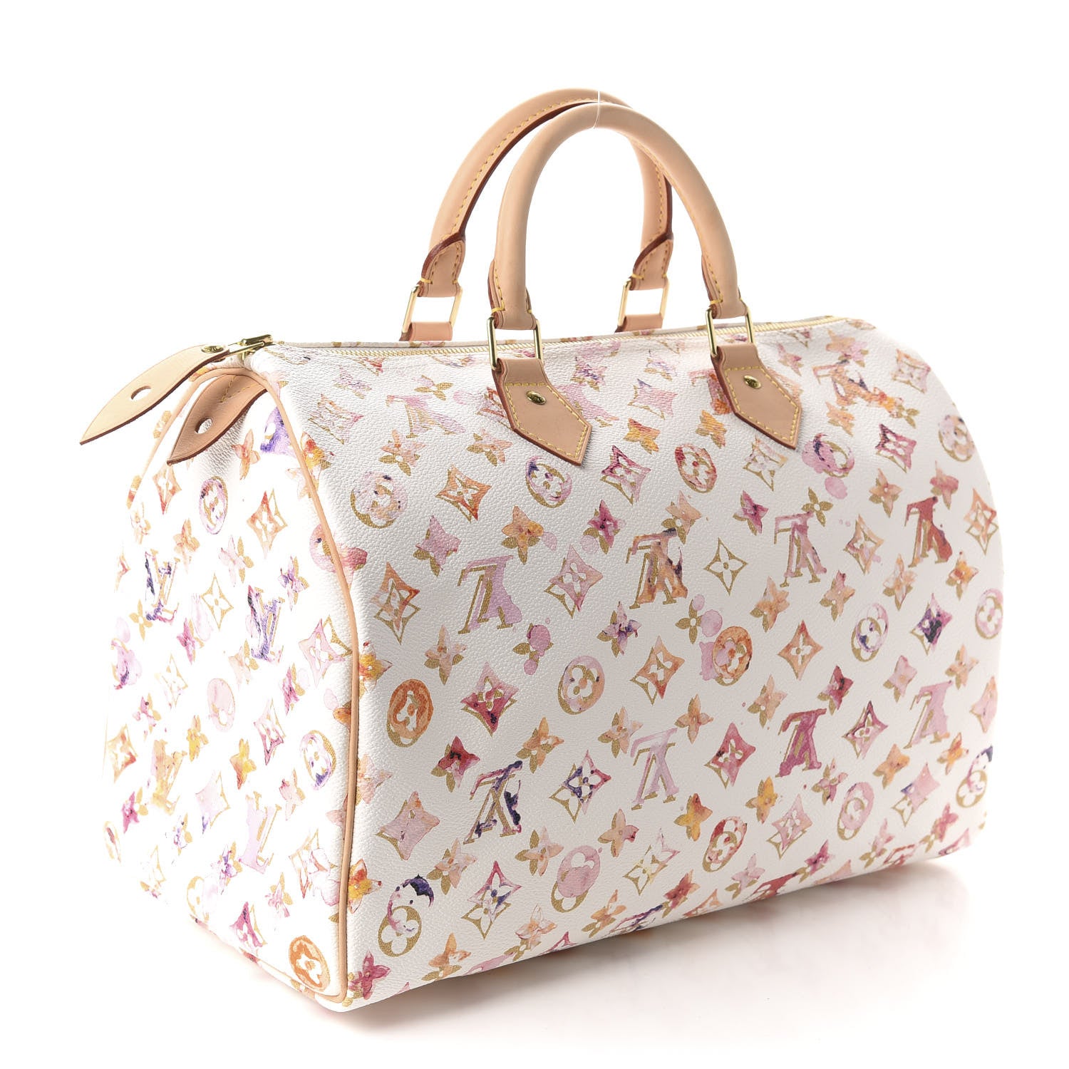 Louis Vuitton Watercolor Aquarelle Speedy 35 White 3 of 13