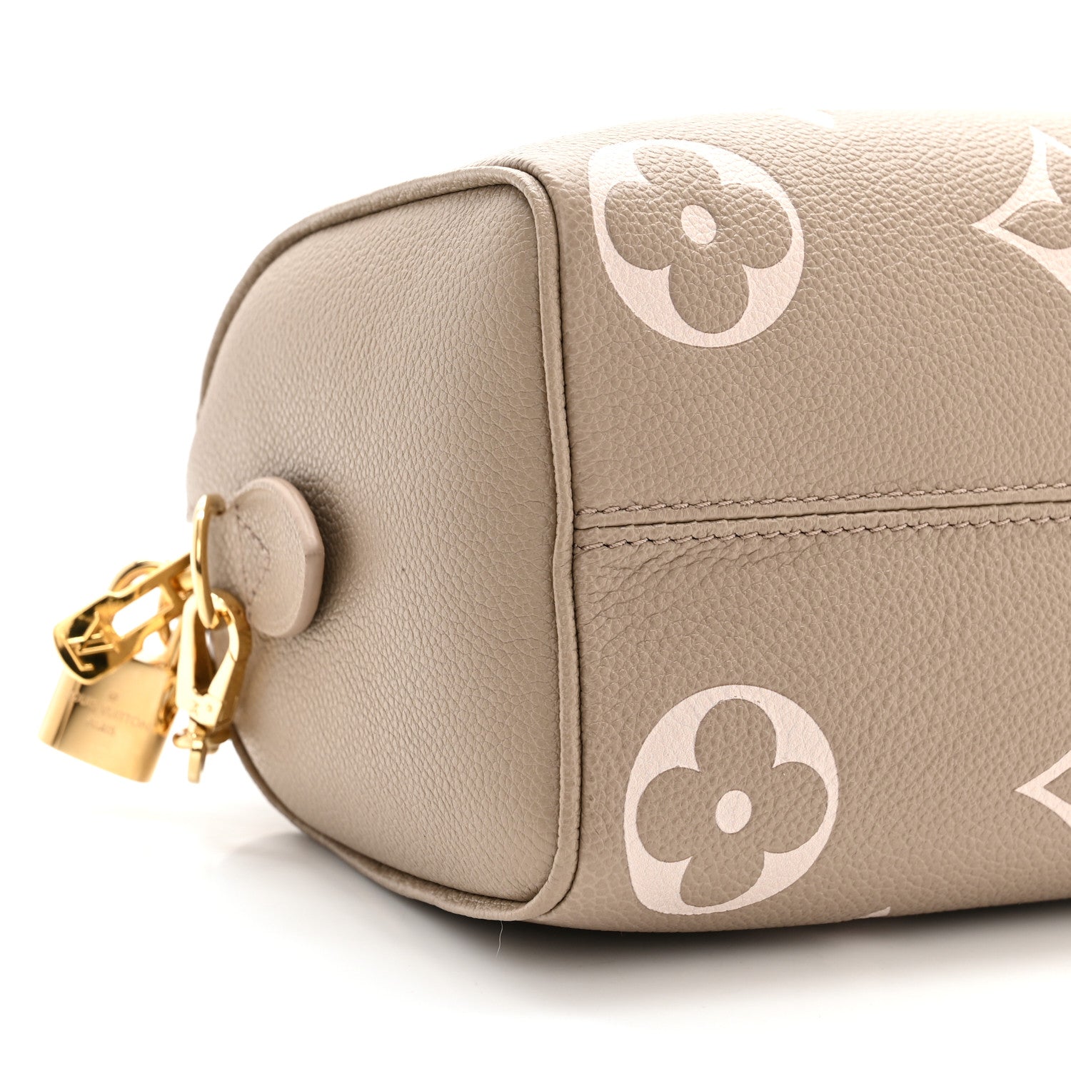 Louis Vuitton Empreinte Monogram Giant Speedy Bandouliere 20 Creme Beige 8 of 9