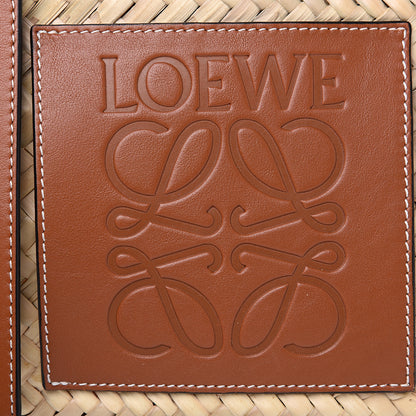 Loewe Raffia Basket Tote Bag Natural Tan 5 of 9