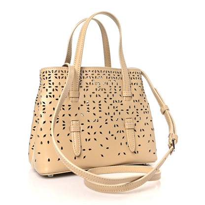 Alaia Palmelatto Calfskin Fiori Degrade Mina 20 Bag Sable 4 of 9