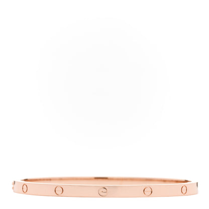 Cartier 18K Pink Gold Small LOVE Bracelet 16 2 of 8