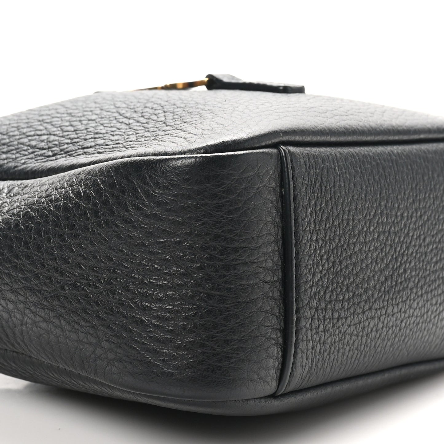 Grained Calfskin Baby Le 5 A 7 Supple Hobo Black