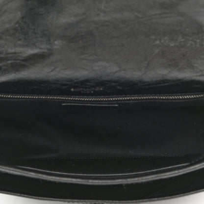 Saint Laurent Crinkled Calfskin Matelasse Monogram Medium Niki Chain Satchel Black 5 of 8