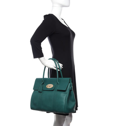 Mulberry Micrograin Calfskin Bayswater Emerald 2 of 11