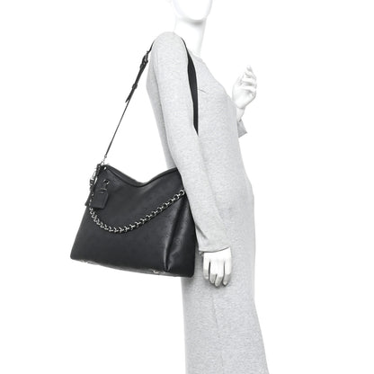 Louis Vuitton Mahina Braided Hand It All MM Black 2 of 10