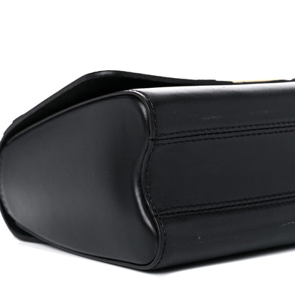 Louis Vuitton Veau Satin Monogram Twist Shoulder Bag MM Black 8 of 9