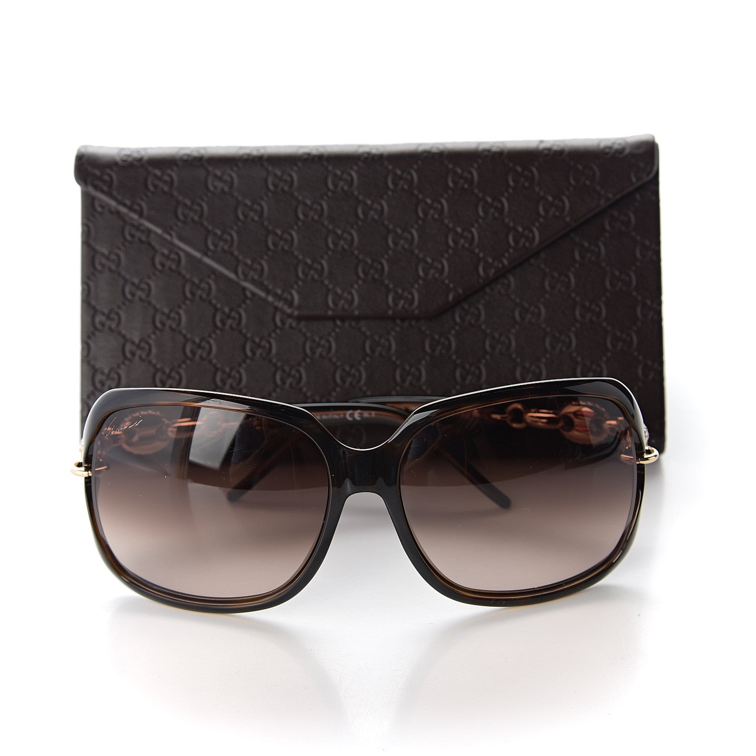 Gucci Crystal Sunglasses GG3584/S Brown 8 of 8