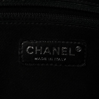 Chanel Calfskin Quilted Top Handle Bag Black 6 of 10