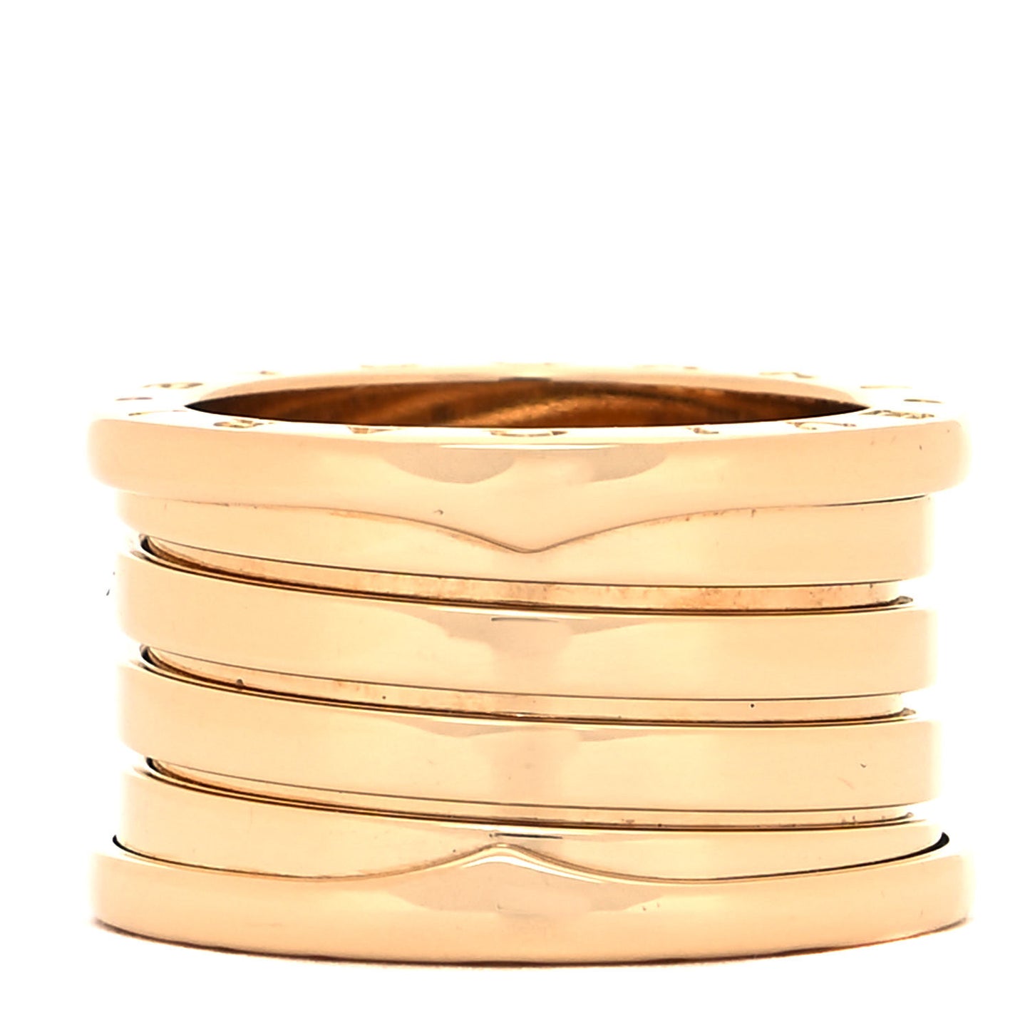 18K Yellow Gold B.Zero1 Five-Band Anniversary Ring 53 6.25
