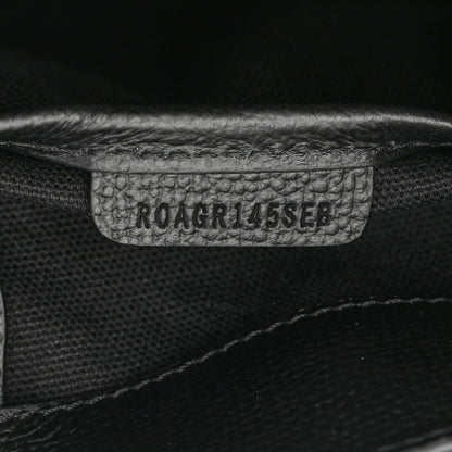 Burberry Derby Calfskin House Check Medium Banner Tote Black 9 of 10