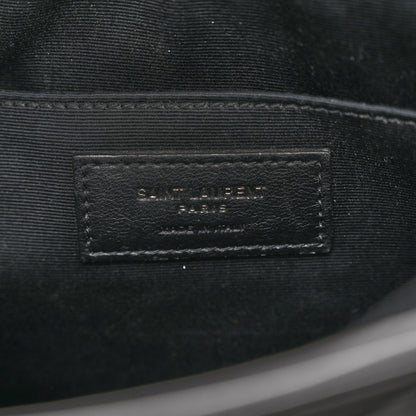 Saint Laurent Calfskin Matelasse Monogram Monochrome Lou Camera Bag Black 6 of 10