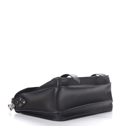 Proenza Schouler Lambskin Perforated Medium PS1 Satchel Black 3 of 14
