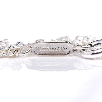 Tiffany Sterling Silver Enamel Infinity Bracelet Blue 5 of 6
