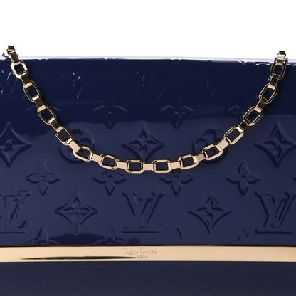 Louis Vuitton Vernis Ana Clutch Grand Blue 9 of 9