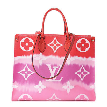 Louis Vuitton Monogram Escale Onthego GM Rouge 1 of 8