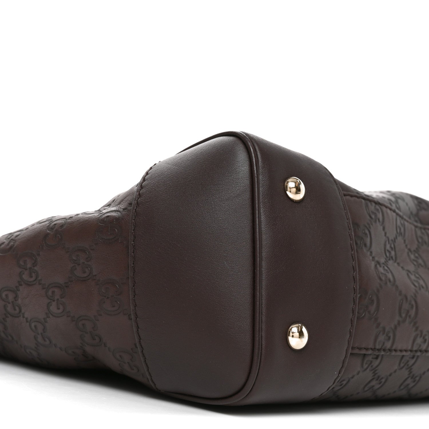 Gucci Guccissima Medium Mayfair Tote  Dark Brown 8 of 9