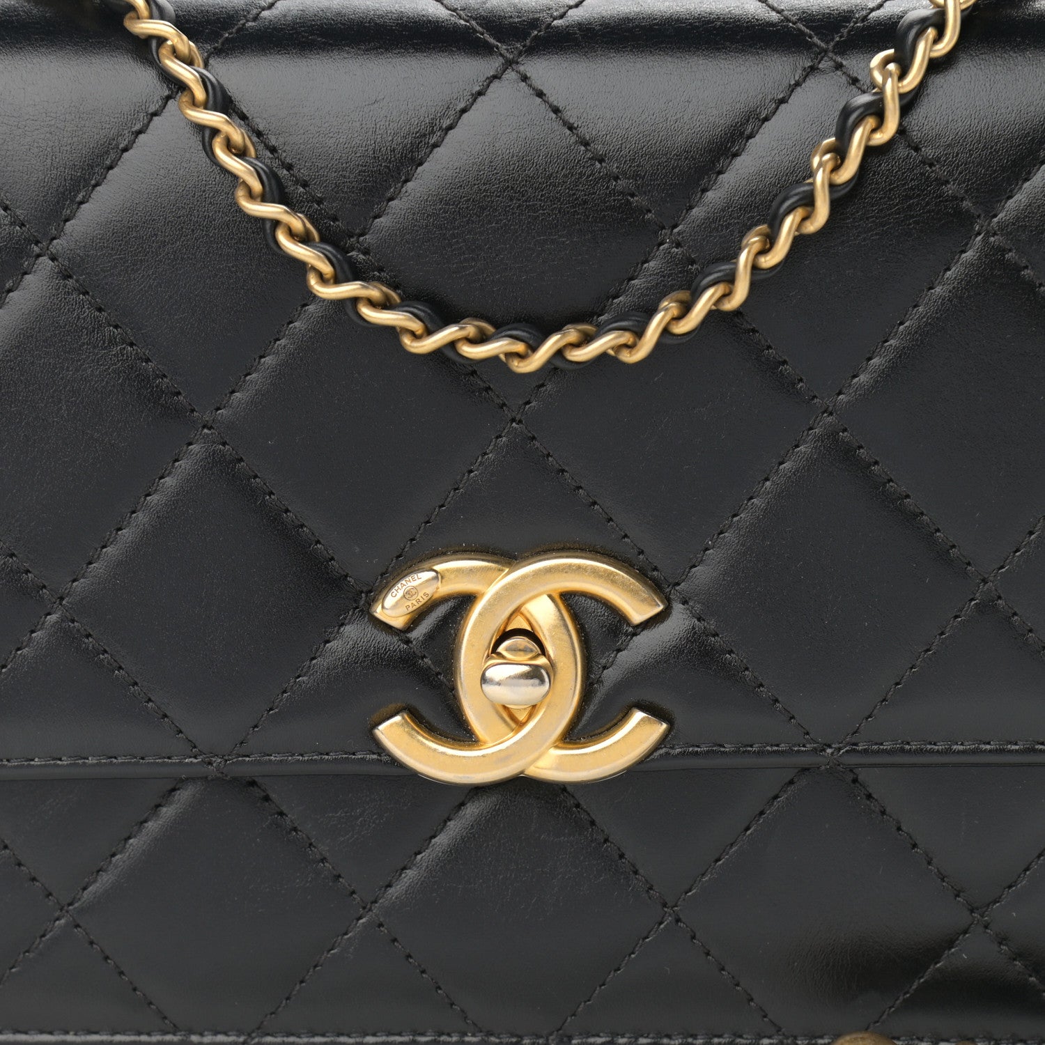 Chanel Calfskin Quilted Perfect Fit Flap Black 8 of 11