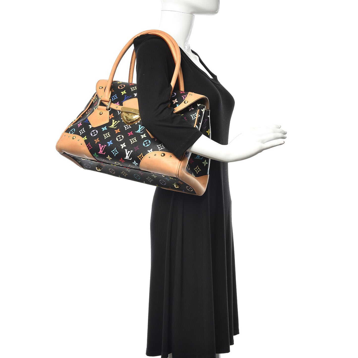 Monogram Multicolor Beverly GM Black