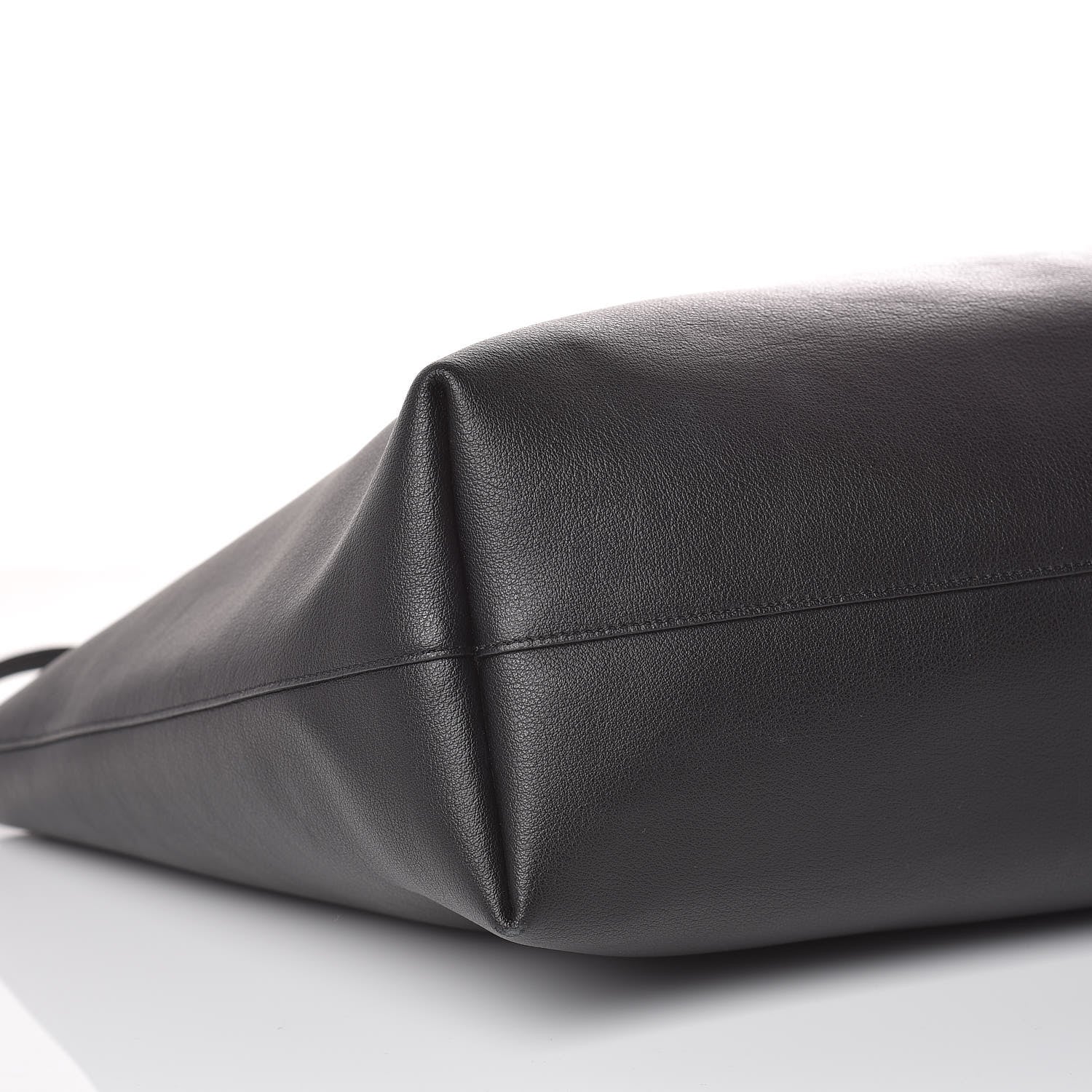 Saint Laurent Calfskin Large Shopping Tote Black 11 of 12