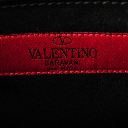 Valentino Garavani Calfskin Rockstud Camera Crossbody Bag Black 6 of 7