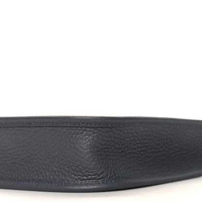 Hermes Taurillon Clemence Amazone Sangle Cavale Evelyne TPM Gris Misty 10 of 11