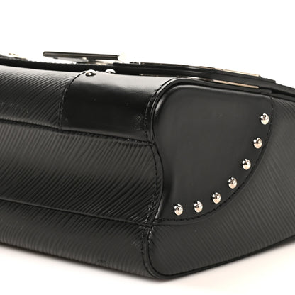 Louis Vuitton Epi Studded Mirror Twist Shoulder Bag MM Black 9 of 9