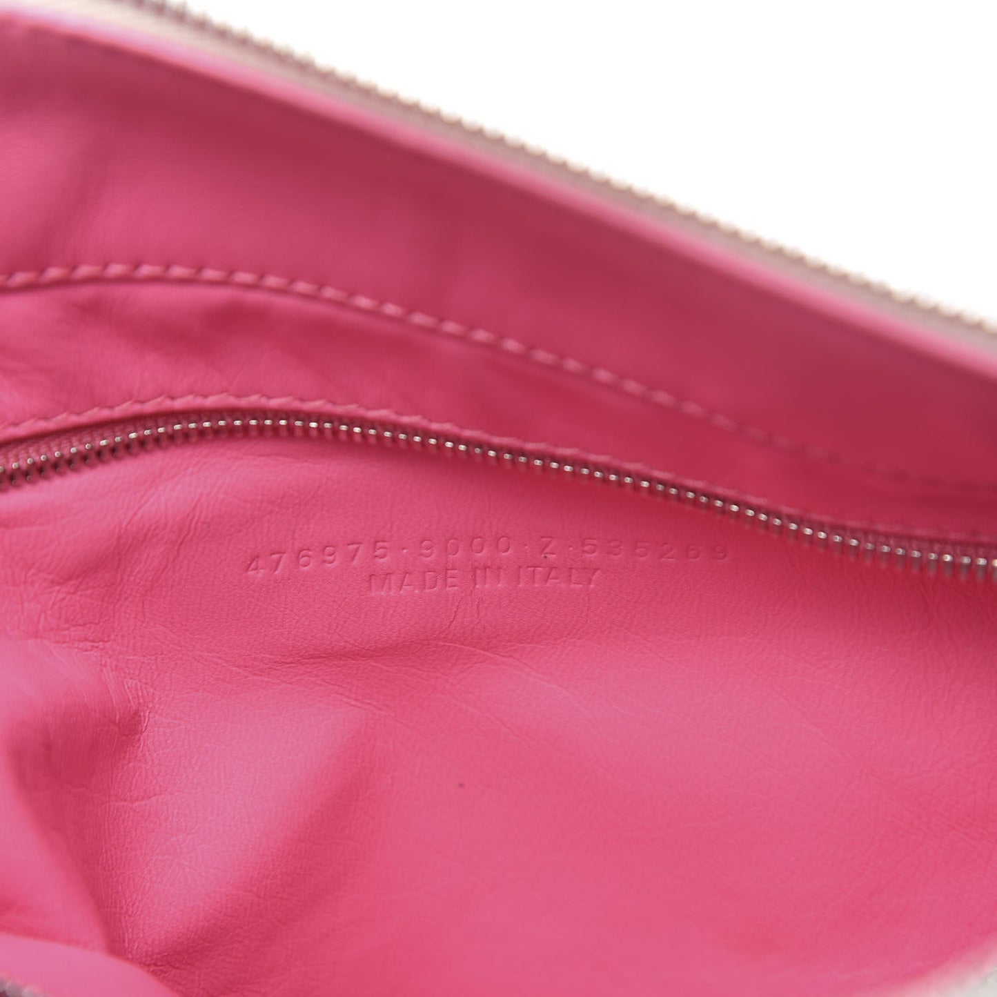 Calfskin S Triangle Duffle White