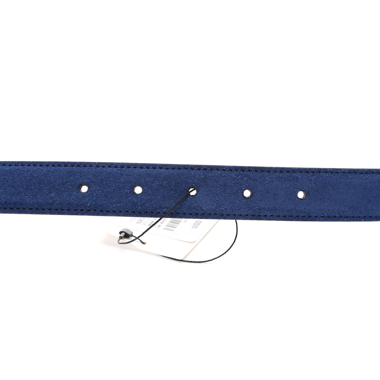 Gucci Suede Icaro G Cube 25mm Belt 85 34 Dark Navy 4 of 6
