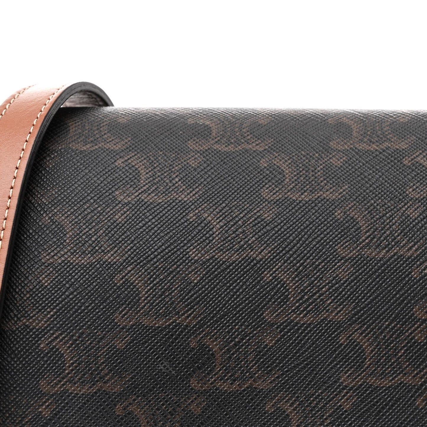 Triomphe Canvas Folco Bag Tan