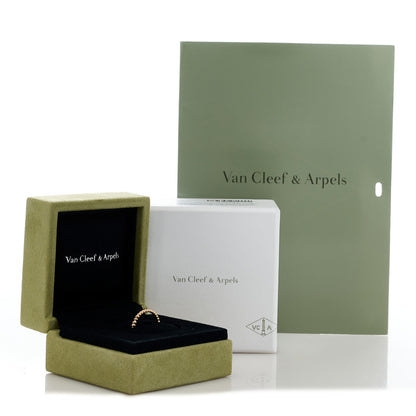 Van Cleef & Arpels 18K Rose Gold Small Perlee Ring 51 5.75 5 of 5