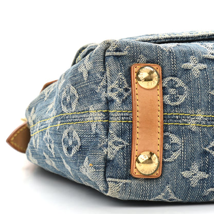 Louis Vuitton Monogram Denim Baggy PM Blue 8 of 9