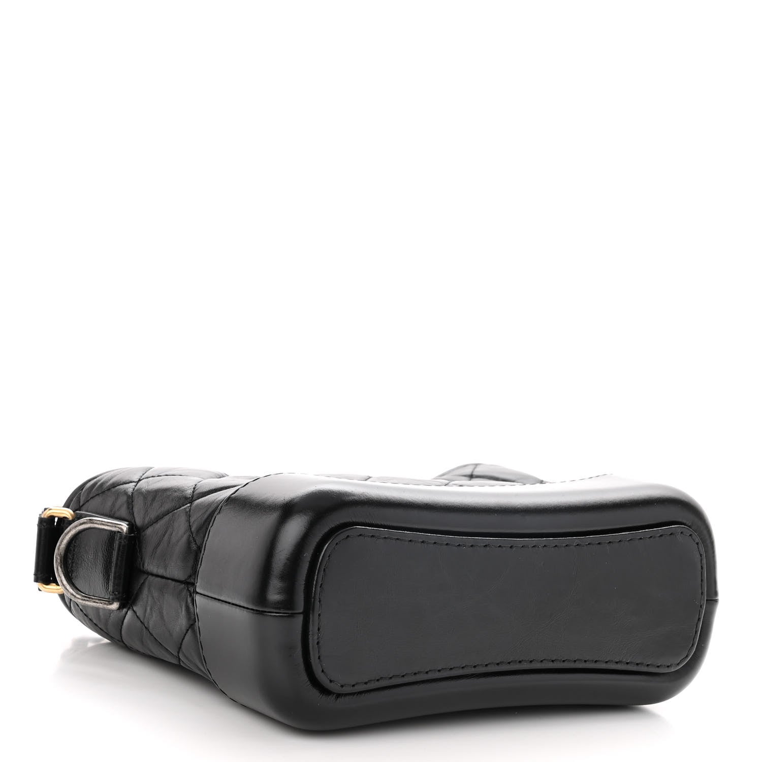 Chanel Aged Calfskin Quilted Small Gabrielle Hobo Black 4 of 10