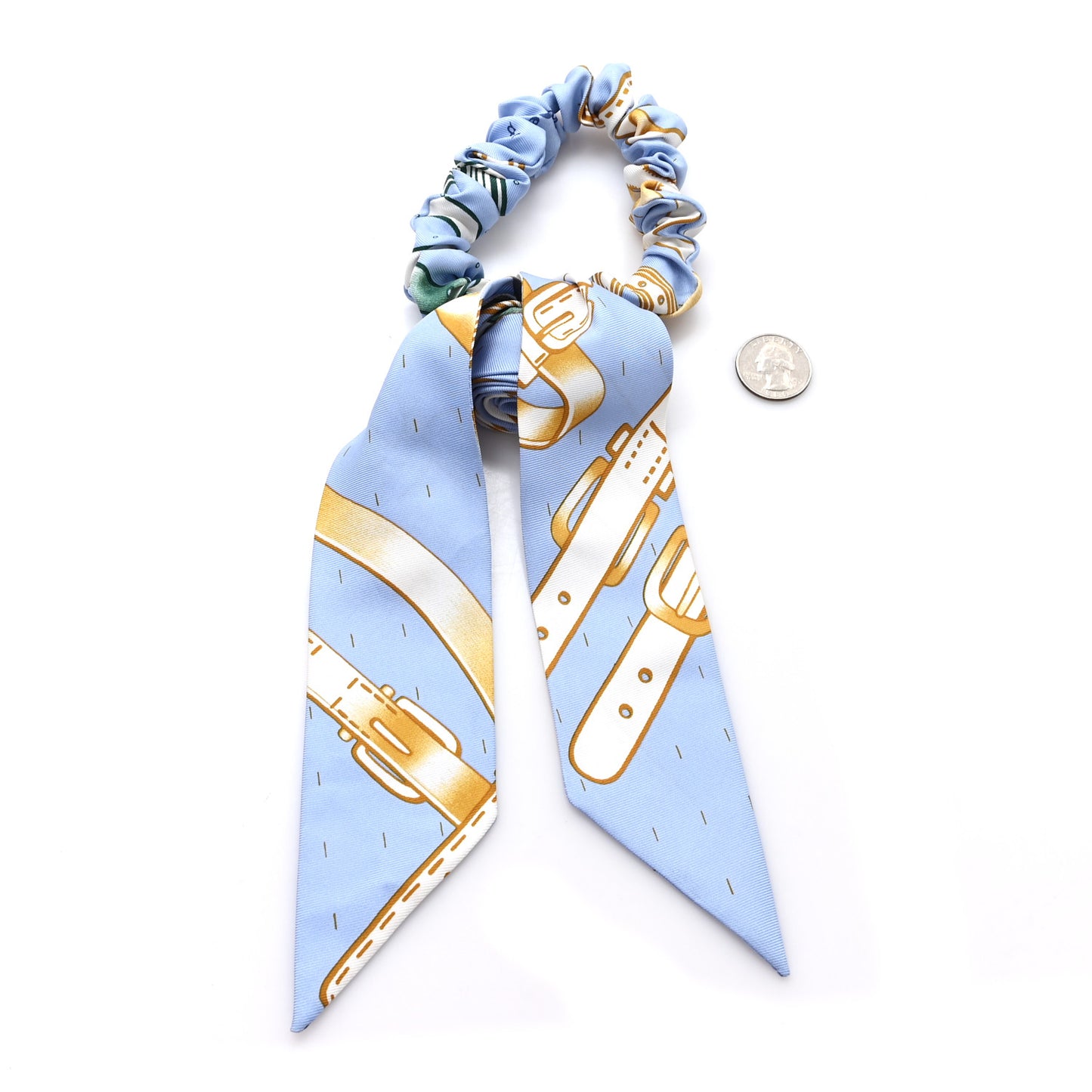 Silk Blla A L'Ombre Des Chouchou Scrunchie Blue