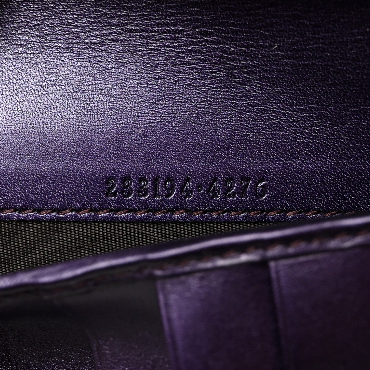 Gucci Shine Microguccissima Zip Around Organizer Wallet Melanzana 7 of 8